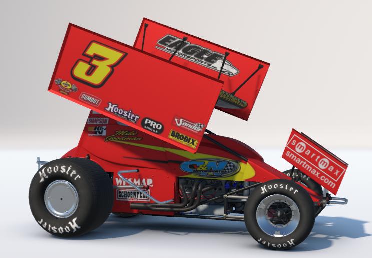 Preview of Mike Goodman 2001 WoO Gumout Series Sprint by Scott D Thomason