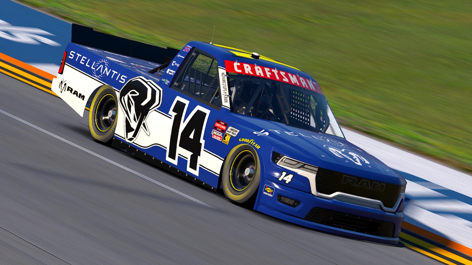 Preview of Fictional 2026 Mini Tyrrell Stellantis Ram #14 (Custom#) by Jordan Davis-Flint