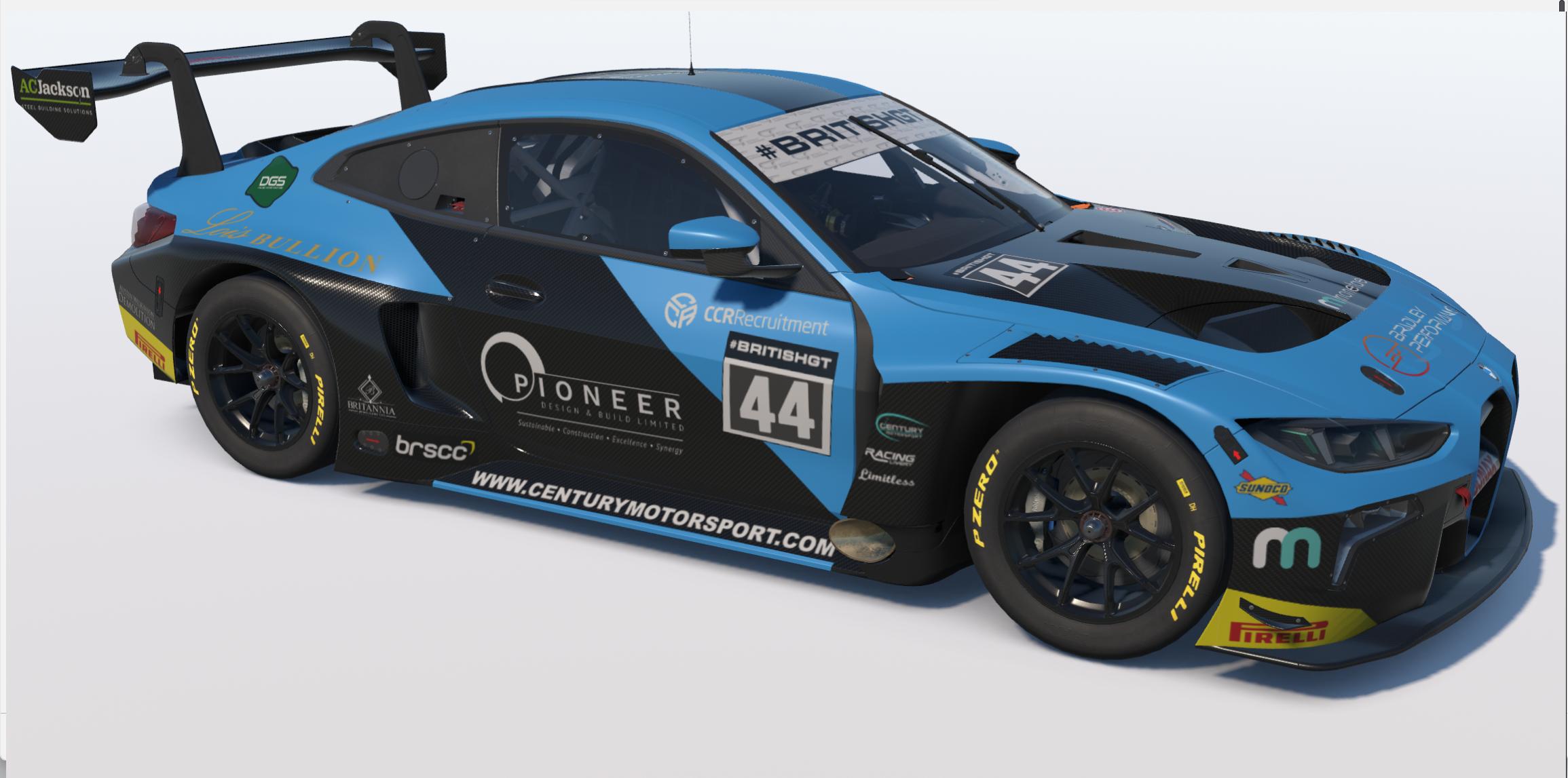 Preview of Century Motorsport Car #44 2026 British GT - Jonathon Beeson and Charles Clark by Keith Archer