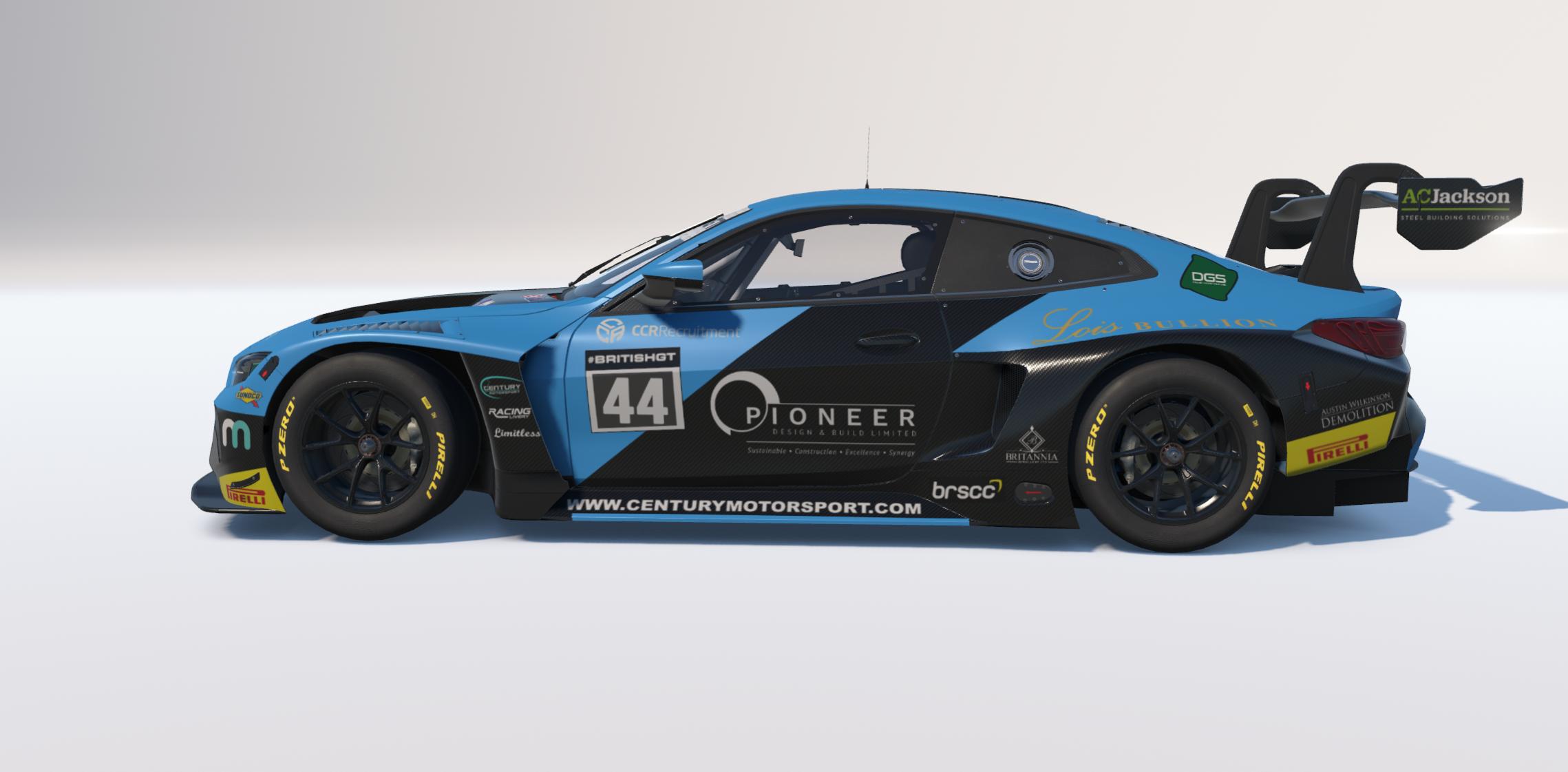Preview of Century Motorsport Car #44 2026 British GT - Jonathon Beeson and Charles Clark by Keith Archer