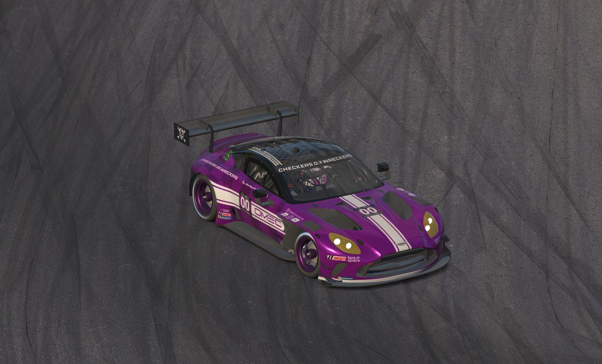 Preview of Aston Martin Vantage GT3 EVO - OMEC S14 - Checkers by Kevin Hayes III