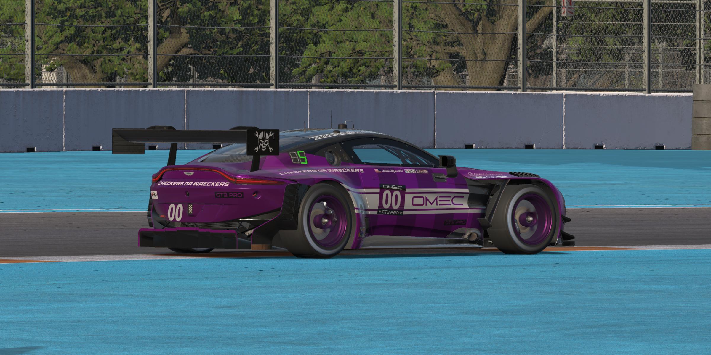 Preview of Aston Martin Vantage GT3 EVO - OMEC S14 - Checkers by Kevin Hayes III