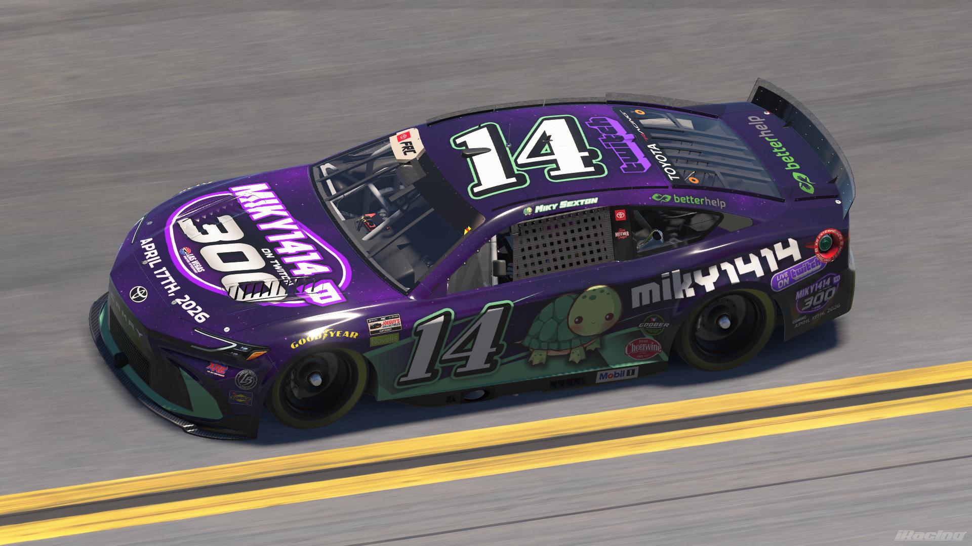 Preview of Miky Sexton #14 Miky1414 on Twitch FRC Toyota Camry XSE by Sam Heffner