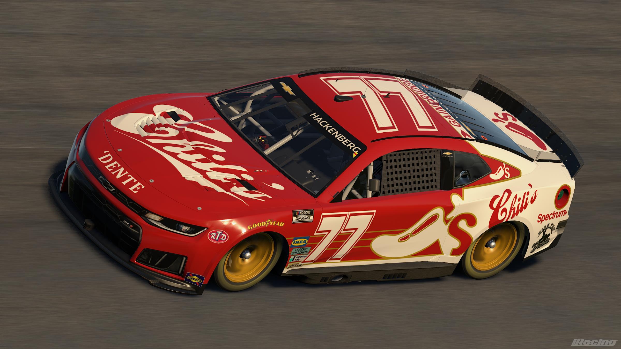 Preview of Carson Hocevar Chilis Throwback by Joshua Hackenberg