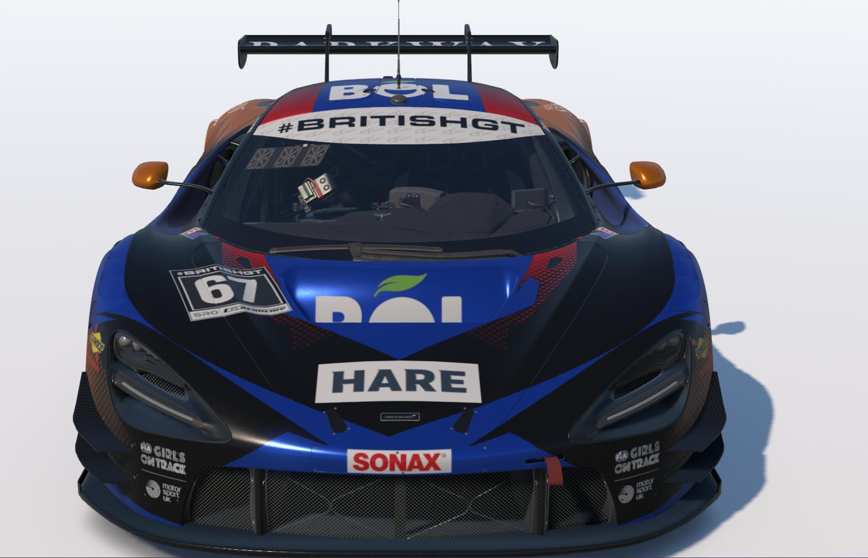 Preview of Orange Racing Car #67 2026 British GT - Simon Orange and Marcus Clutton by Keith Archer