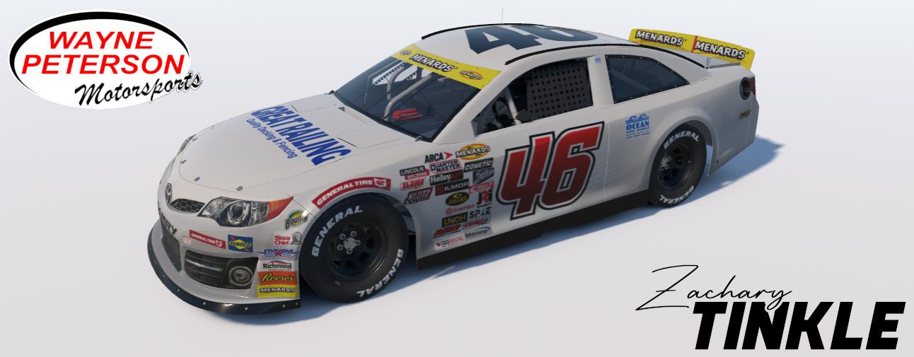 Preview of Fictional Wayne Peterson Motorsports #46 Camry by Zachary Tinkle