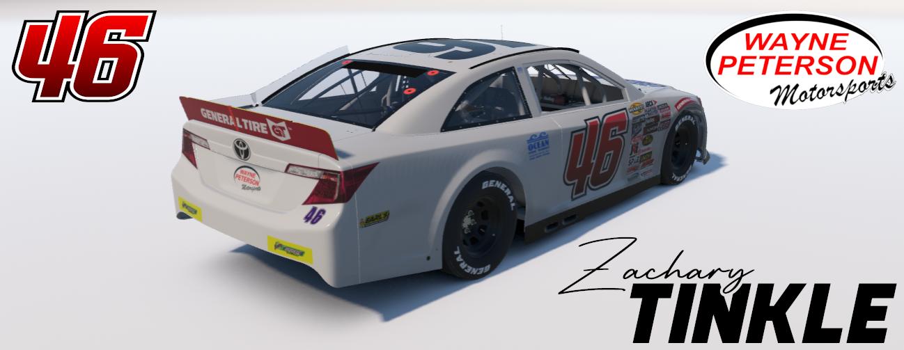Preview of Fictional Wayne Peterson Motorsports #46 Camry by Zachary Tinkle