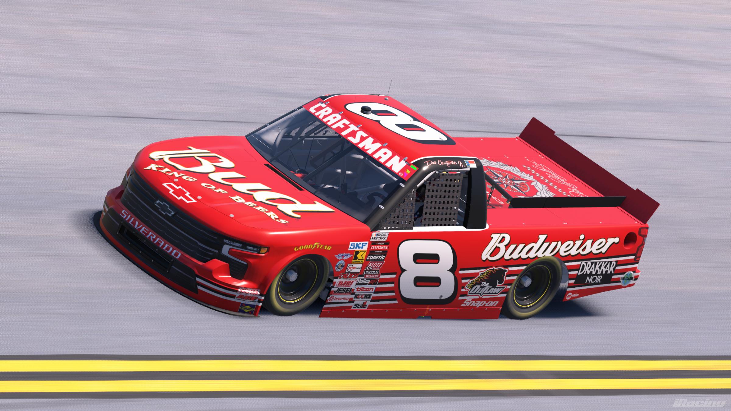 Preview of Dale Earnhardt Jr. 2002 Budweiser Primary [Custom Number] by Gabe Cazzolla