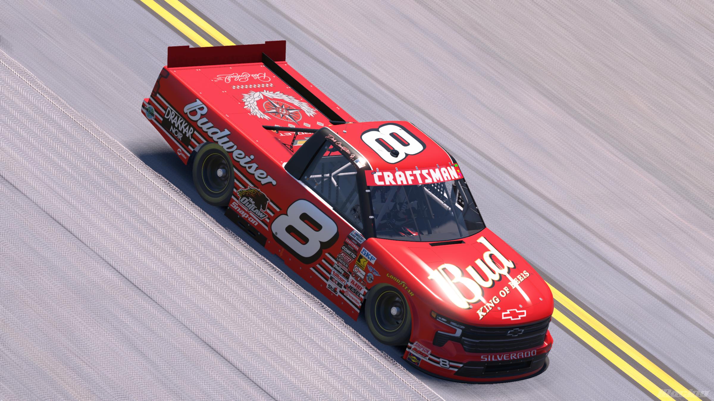 Preview of Dale Earnhardt Jr. 2002 Budweiser Primary [Custom Number] by Gabe Cazzolla