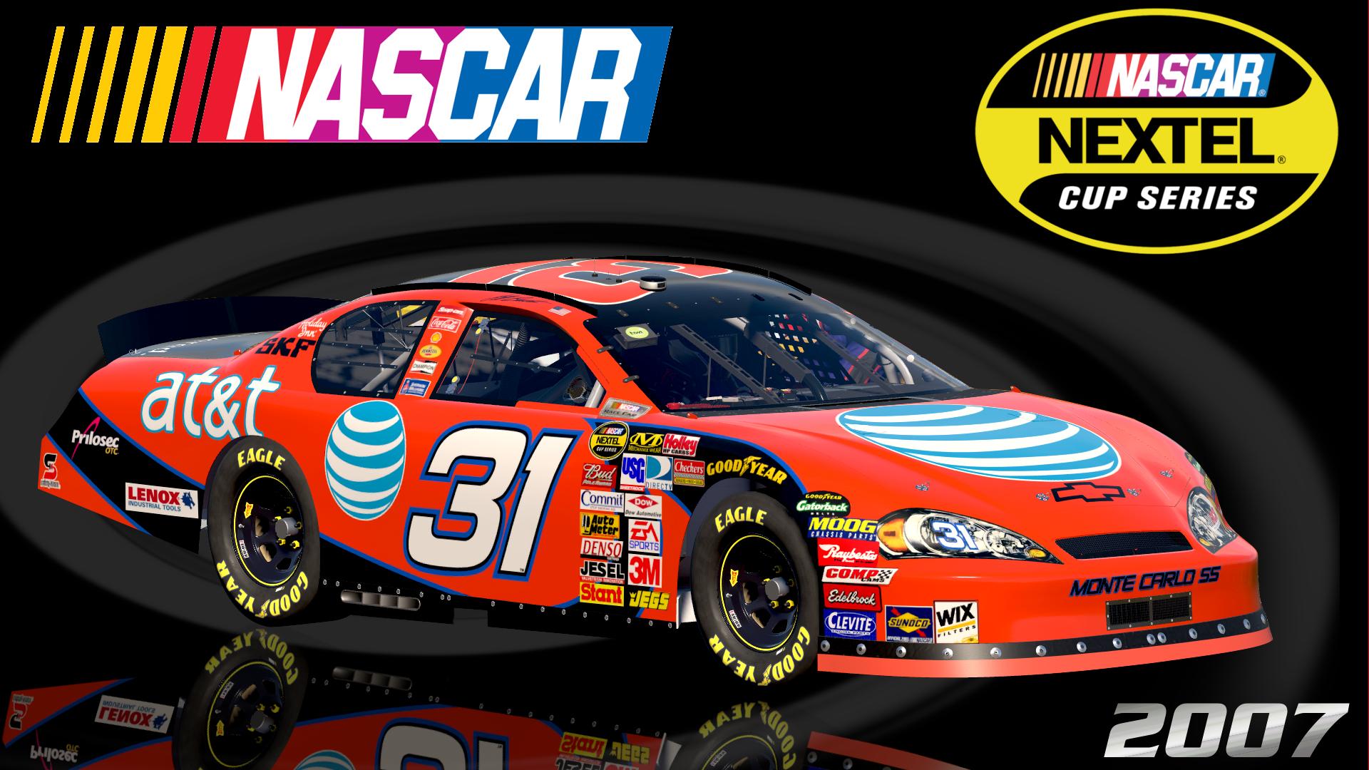 Preview of #31 Jeff Burton 2007 AT&T Mobility Chevrolet Monte Carlo SS Sim Stamped Number by Christian Budd