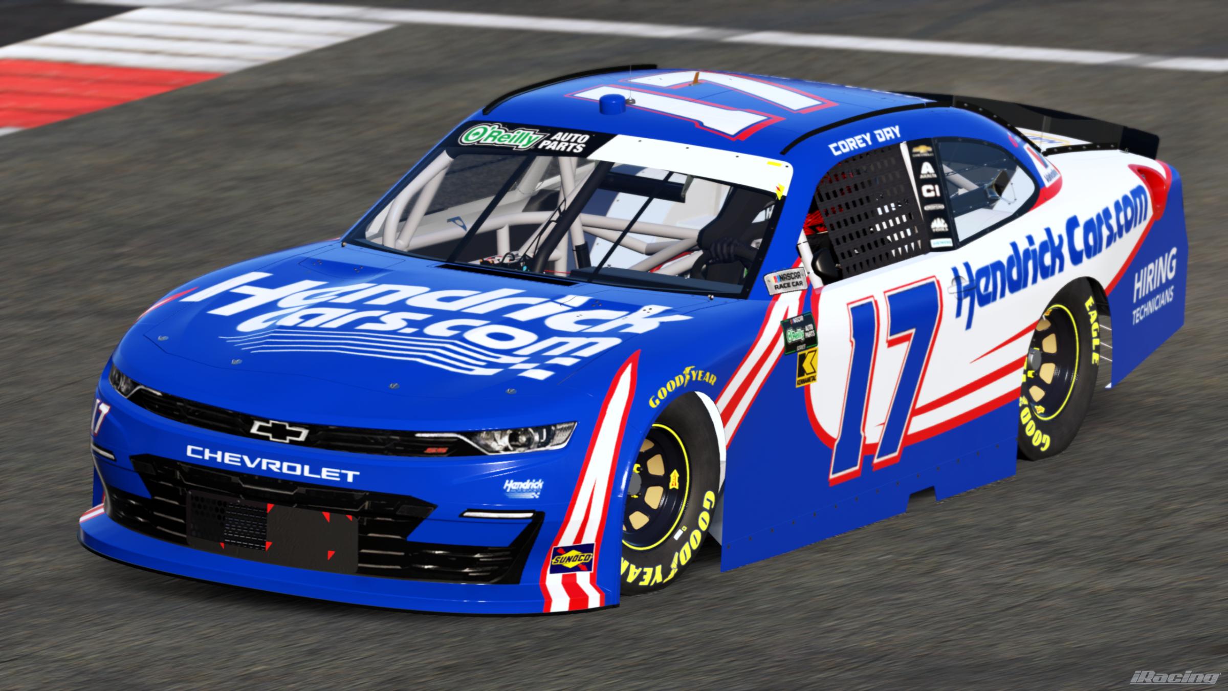 Preview of Corey Day 2026 Hendrick Cars (Sim #) by Gary P.