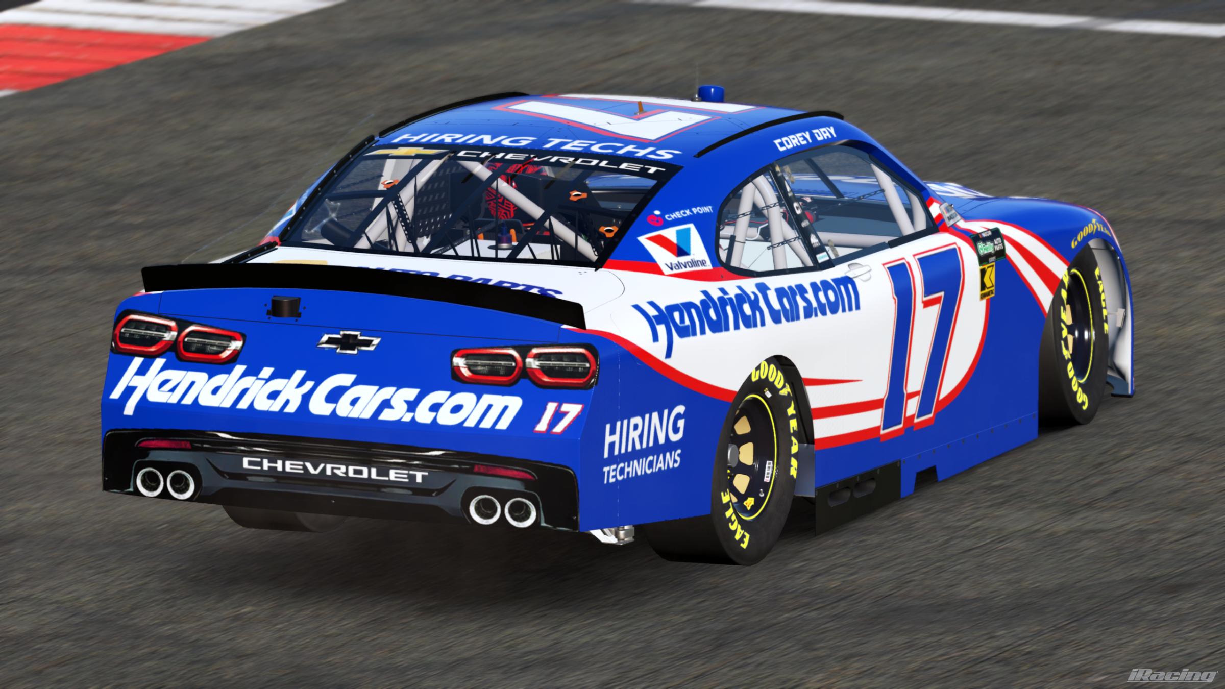 Preview of Corey Day 2026 Hendrick Cars (Sim #) by Gary P.