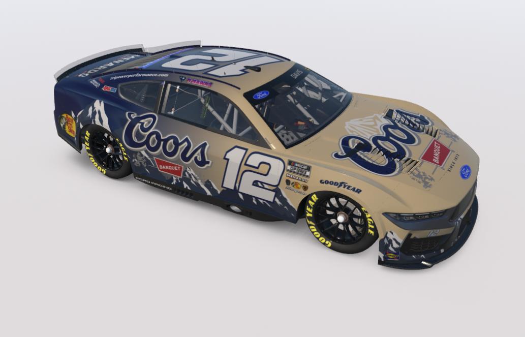Preview of Coors Banquet #12 Ford Mustang by Joseph R Davis