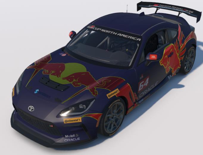 Preview of Red Bull themed ToyotaGR86 by Kevin King Jr