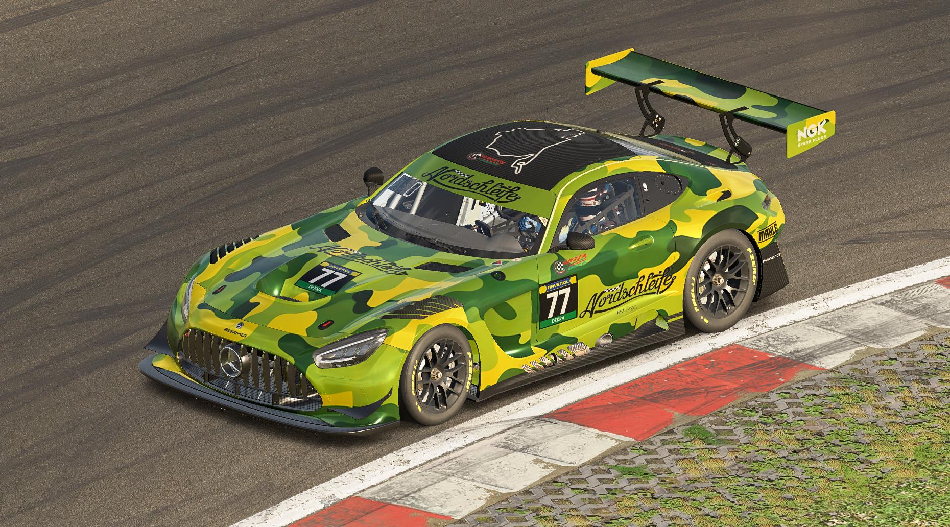Preview of Camouflage AMG GT3 2020 by Mike Riedner