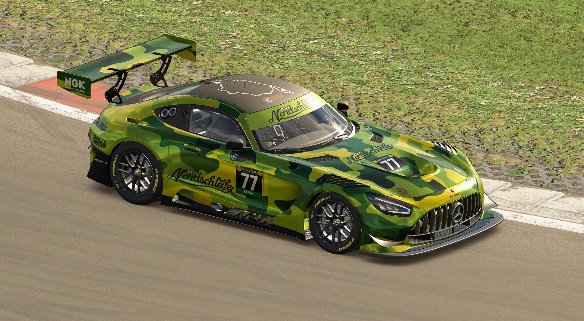 Preview of Camouflage AMG GT3 2020 by Mike Riedner