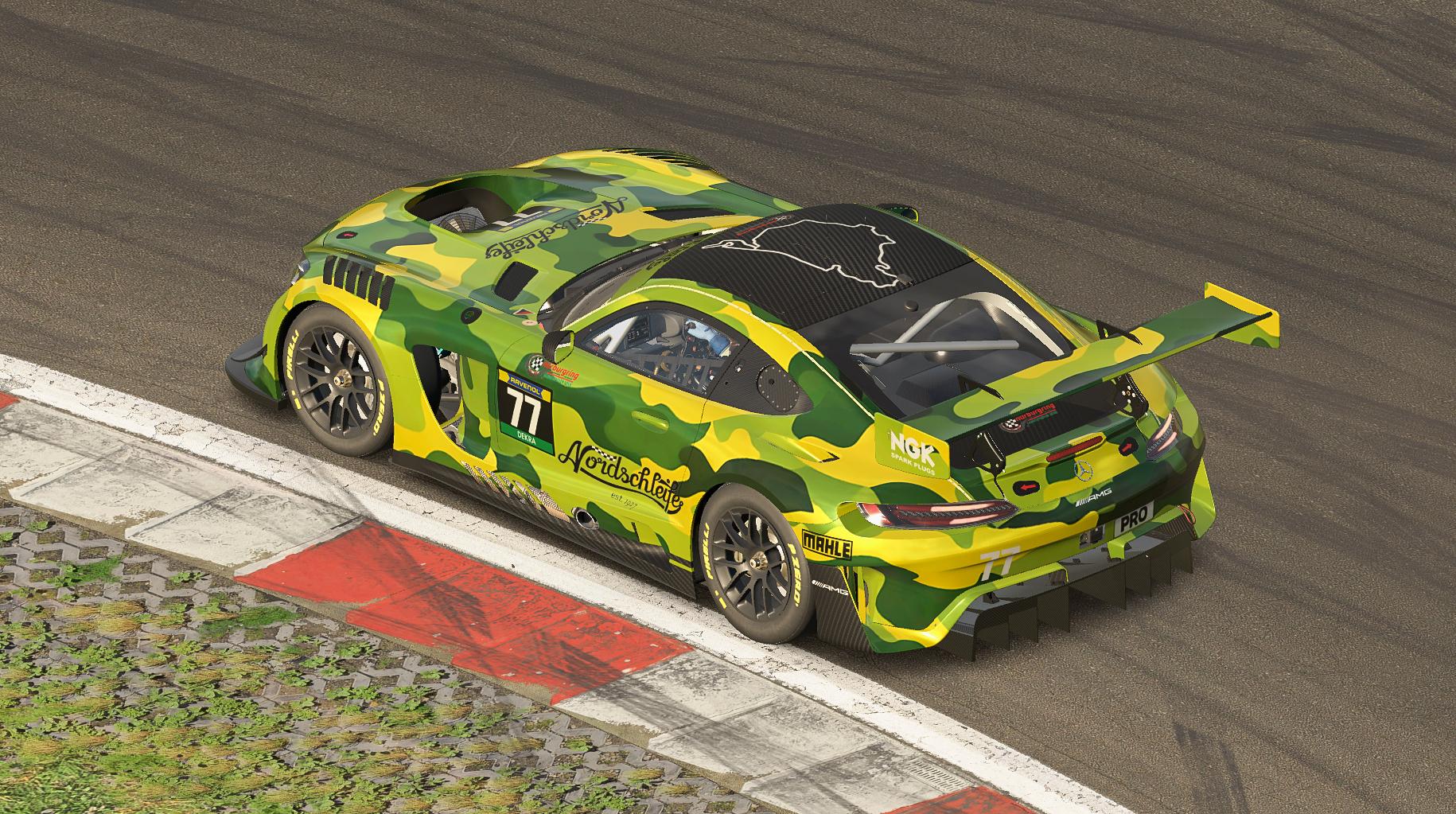 Preview of Camouflage AMG GT3 2020 by Mike Riedner