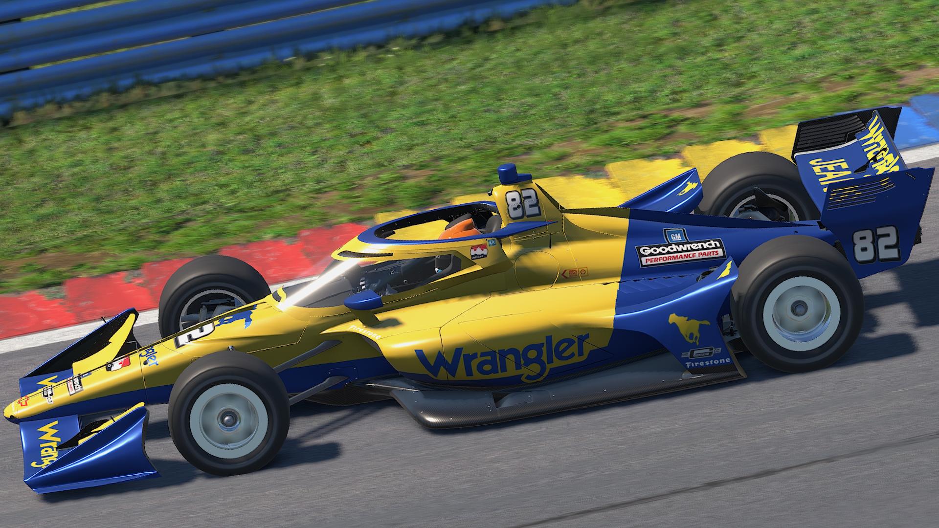 Preview of Dale Earnhardt Wrangler IndyCar Concept by Dakota D.