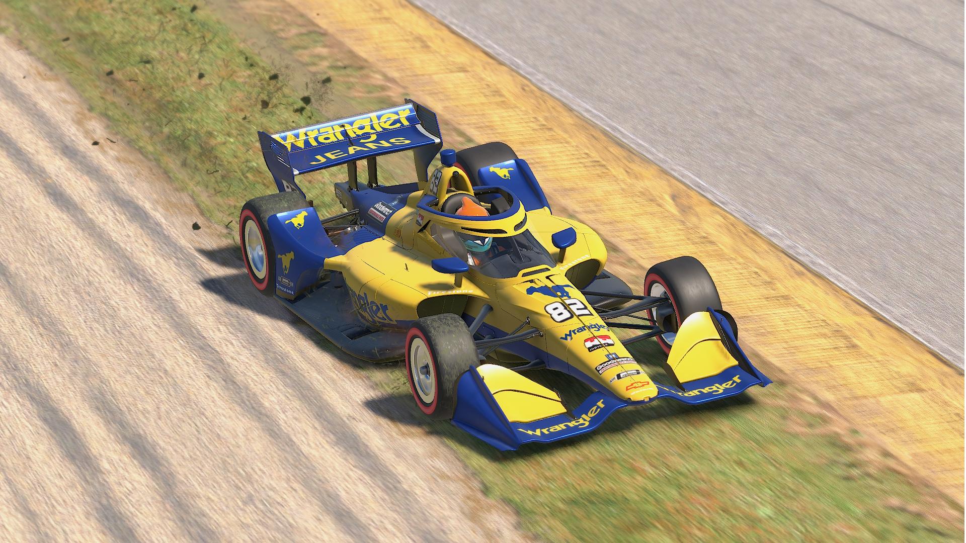 Preview of Dale Earnhardt Wrangler IndyCar Concept by Dakota D.