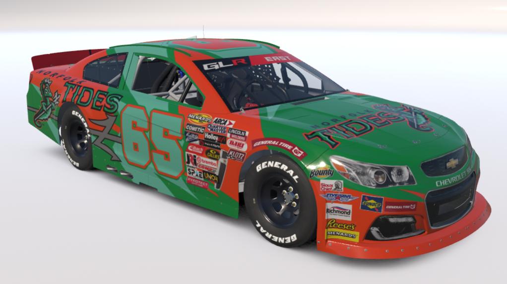 Preview of Norfolk Tides Chevy SS #65 by Skylar Dailey