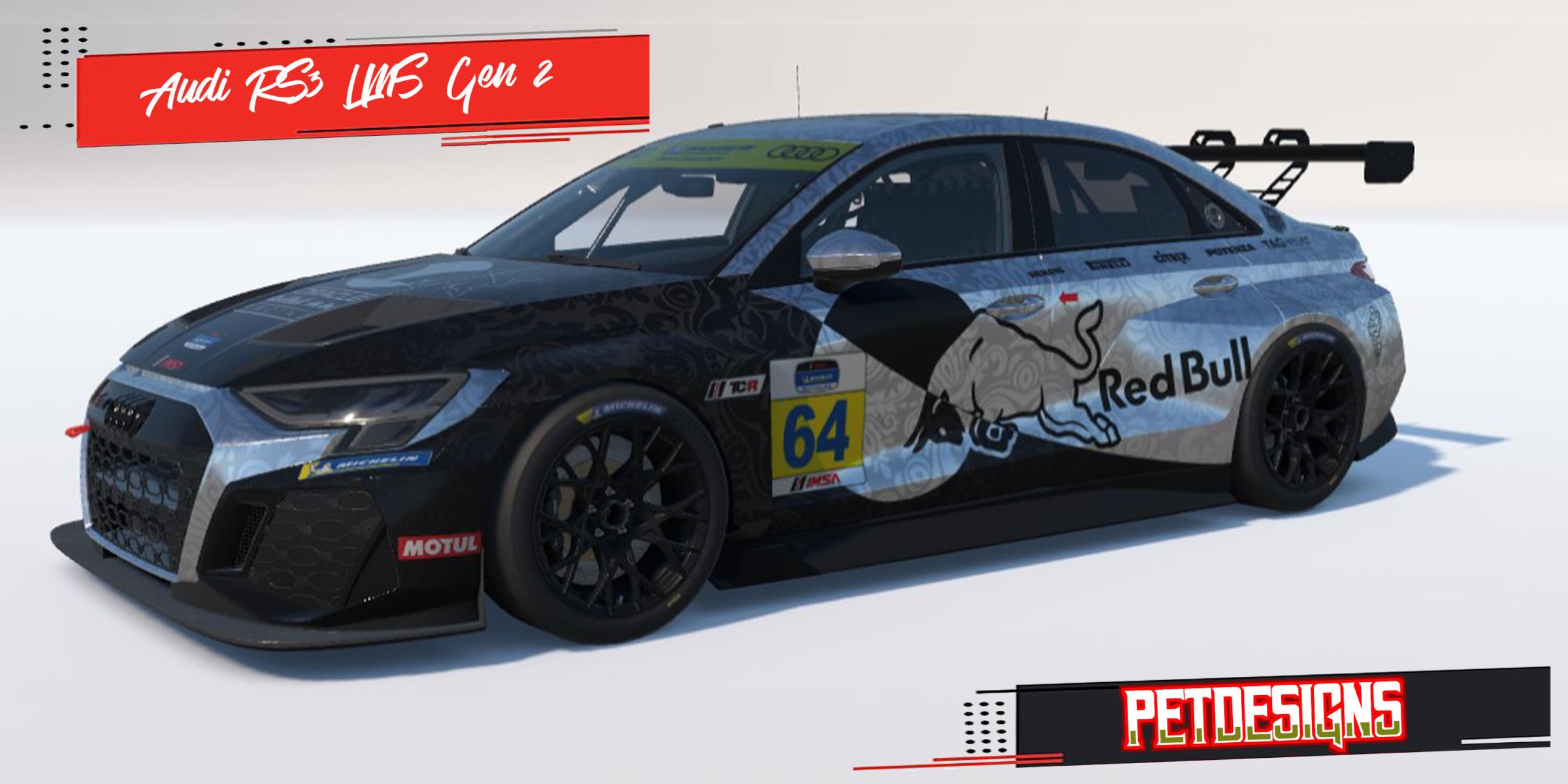 Preview of Audi RS3 LMS Gen 2 red bull by Pedro Hern&aacute;ndez R.