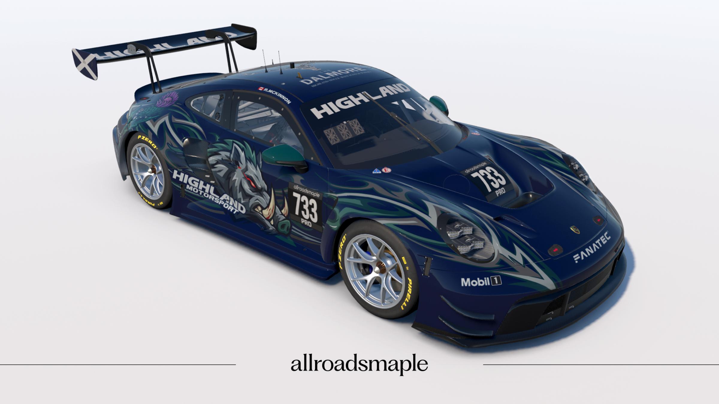 Preview of Highland Racing Porsche 911 GT3 R 992 by Patryk A.