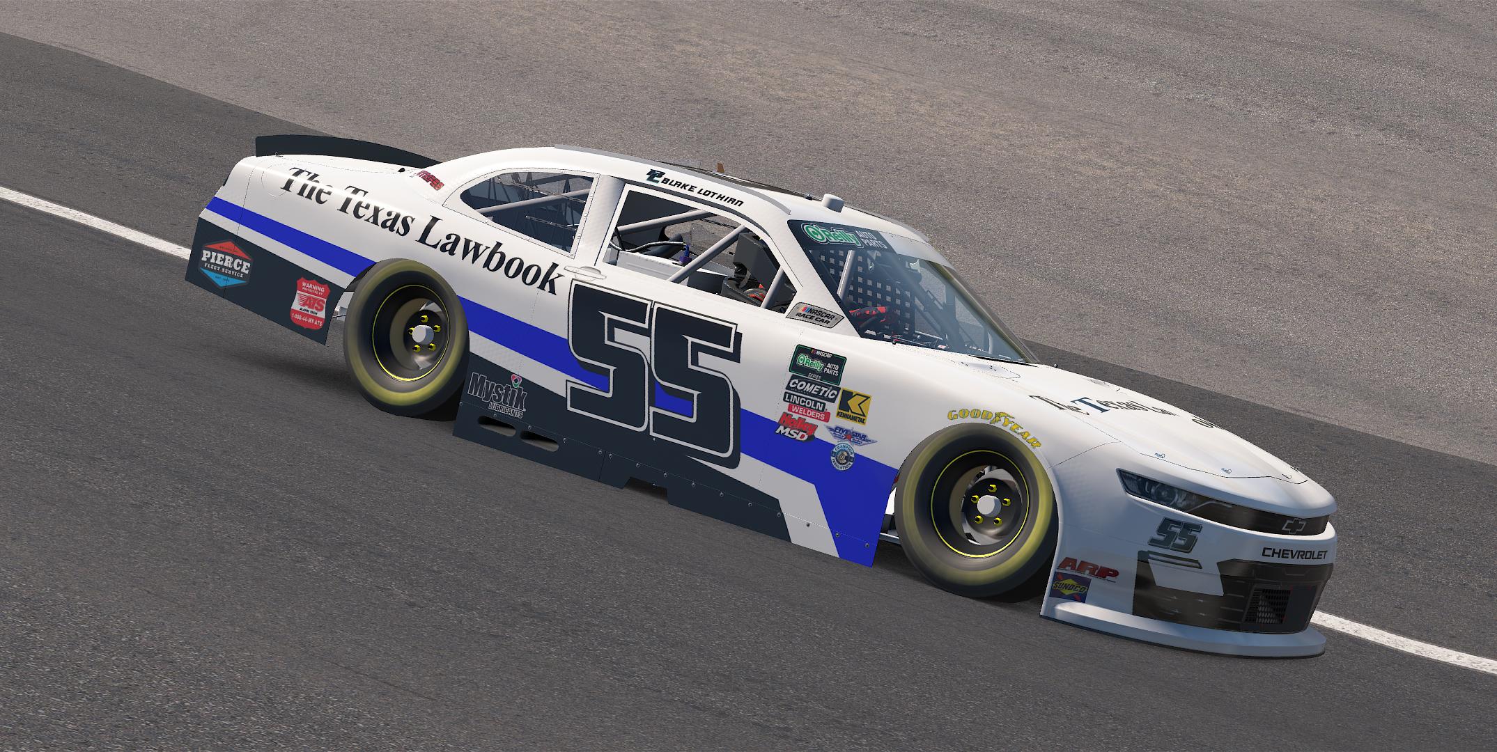 Preview of Blake Lothian The Texas Lawbook 2026 NORAPS Chevrolet Camaro by Nicholas Doucette