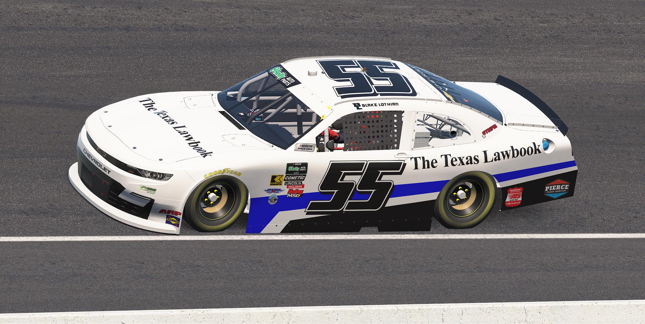 Preview of Blake Lothian The Texas Lawbook 2026 NORAPS Chevrolet Camaro by Nicholas Doucette