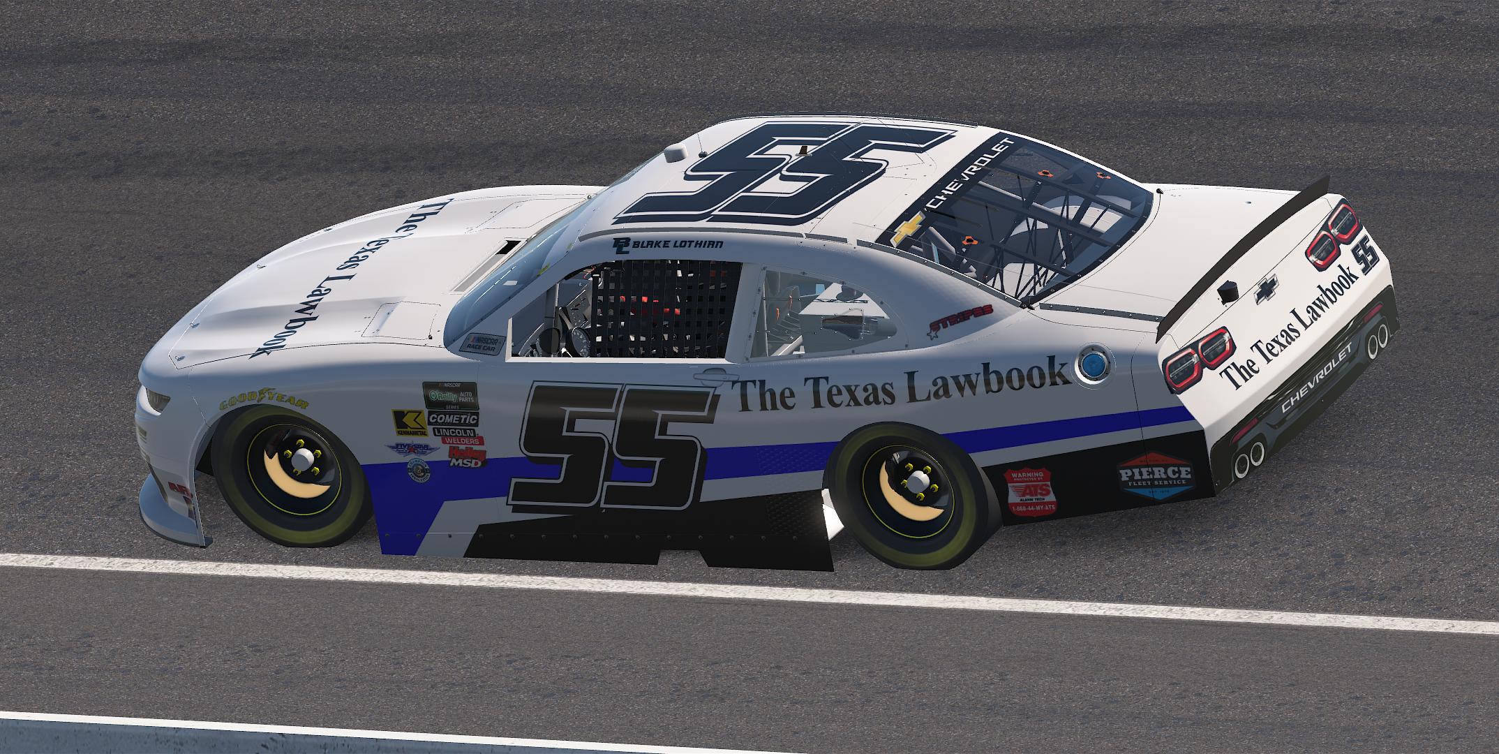 Preview of Blake Lothian The Texas Lawbook 2026 NORAPS Chevrolet Camaro by Nicholas Doucette