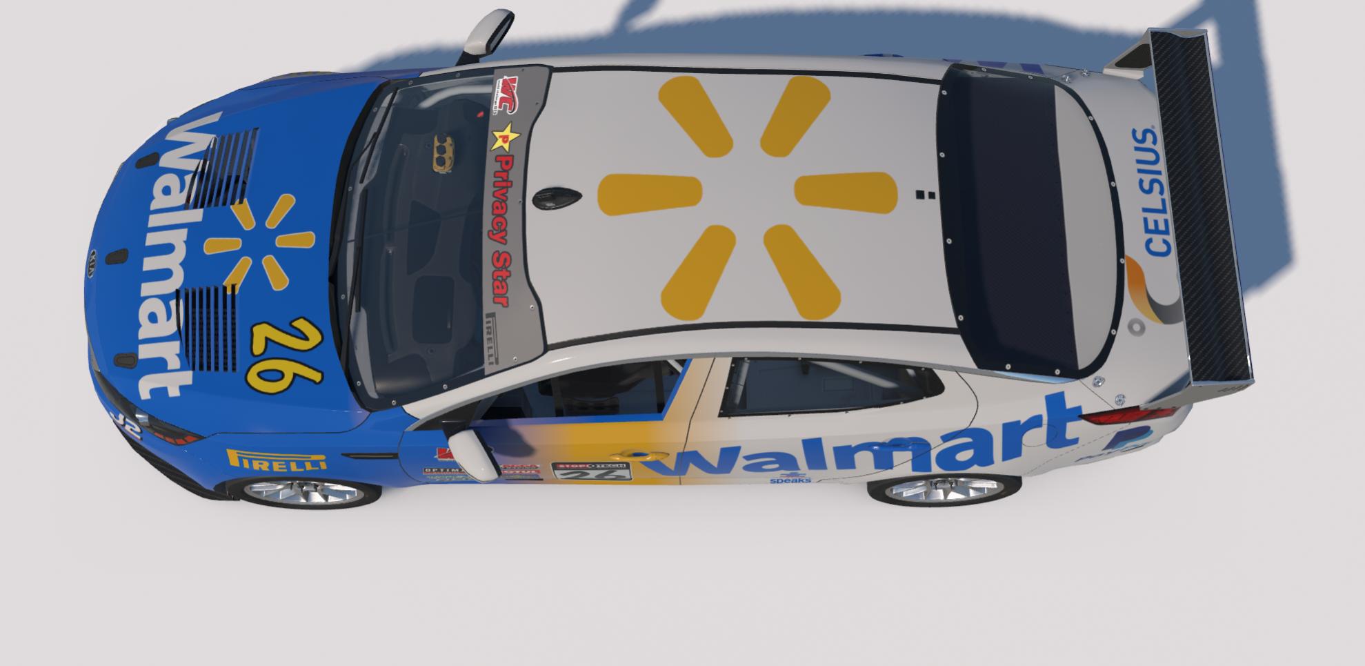Preview of Kia Optima Team Walmart 2026 by Johnny McNamara