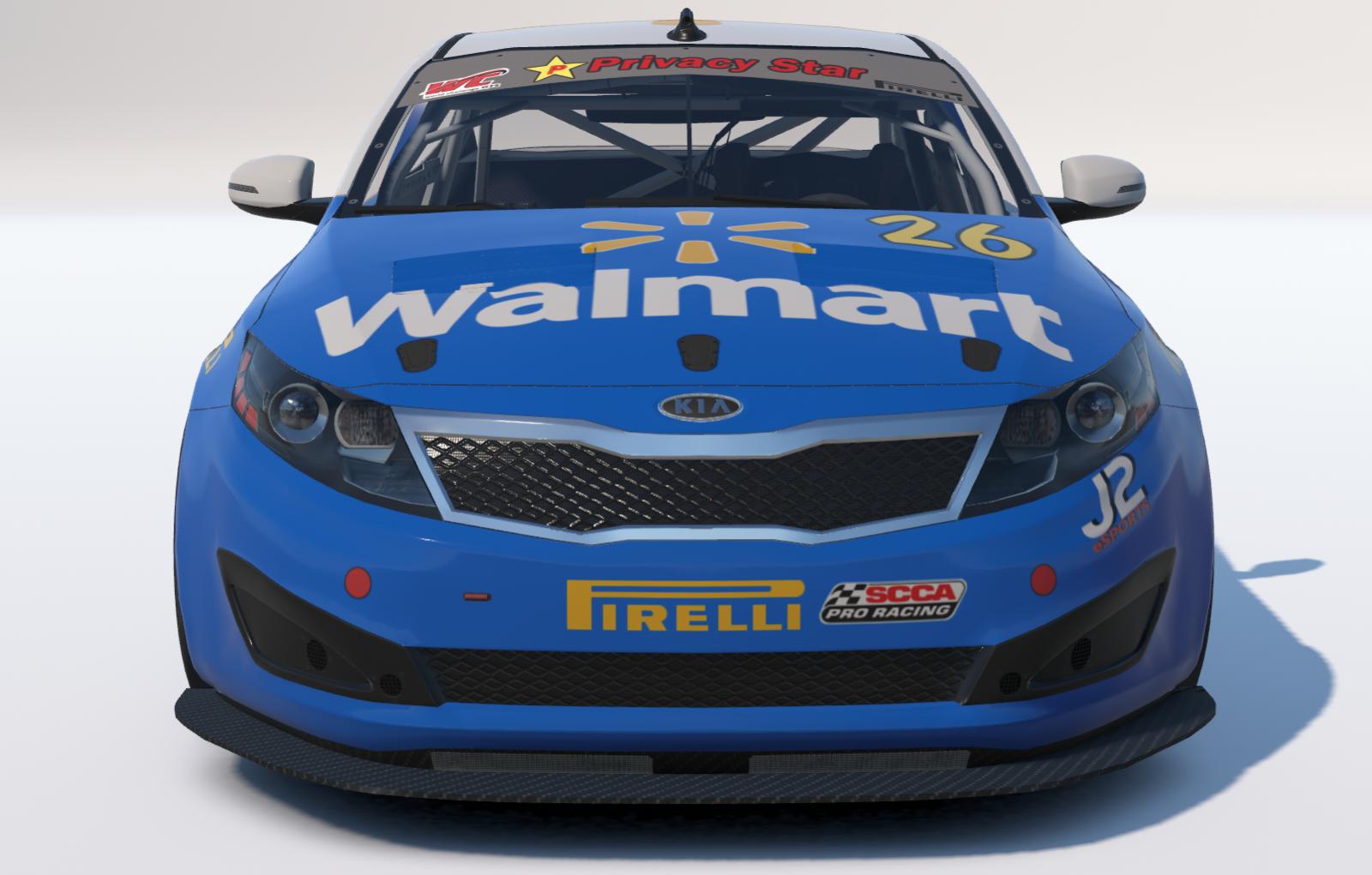 Preview of Kia Optima Team Walmart 2026 by Johnny McNamara