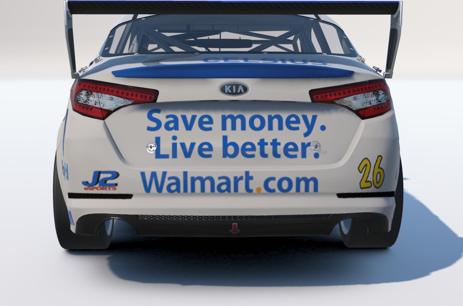 Preview of Kia Optima Team Walmart 2026 by Johnny McNamara