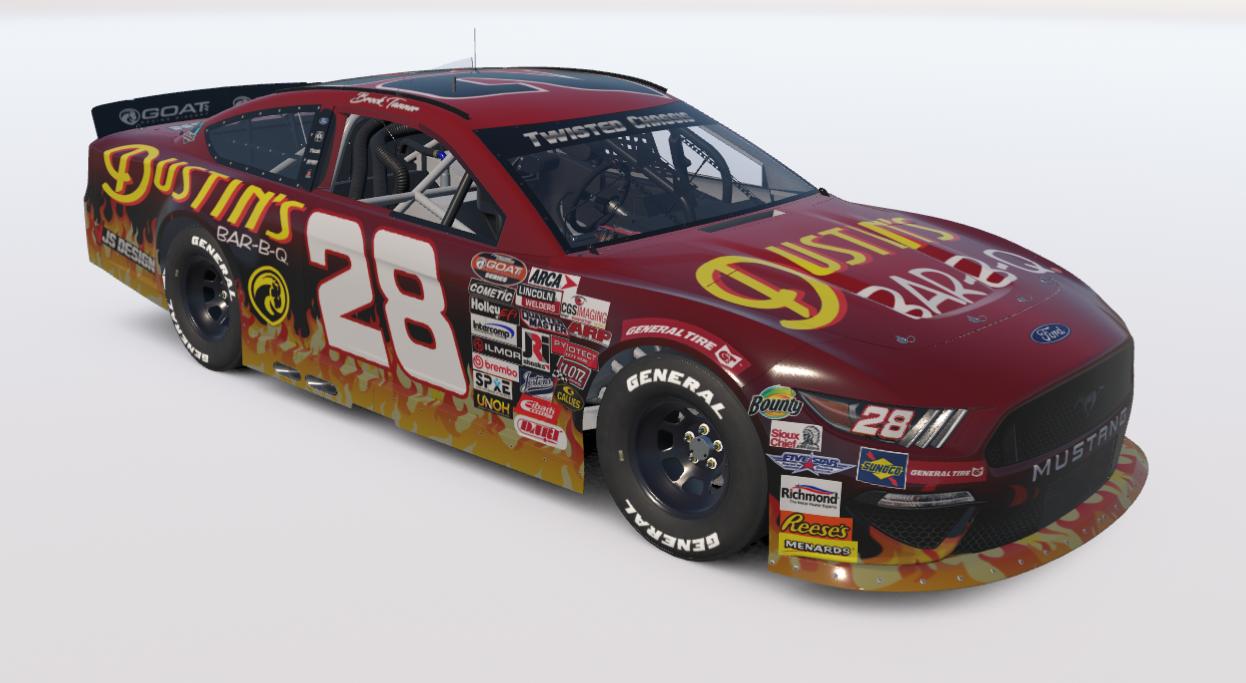 Preview of #28 Dustins BBQ Ford Mustang by Jordan S.