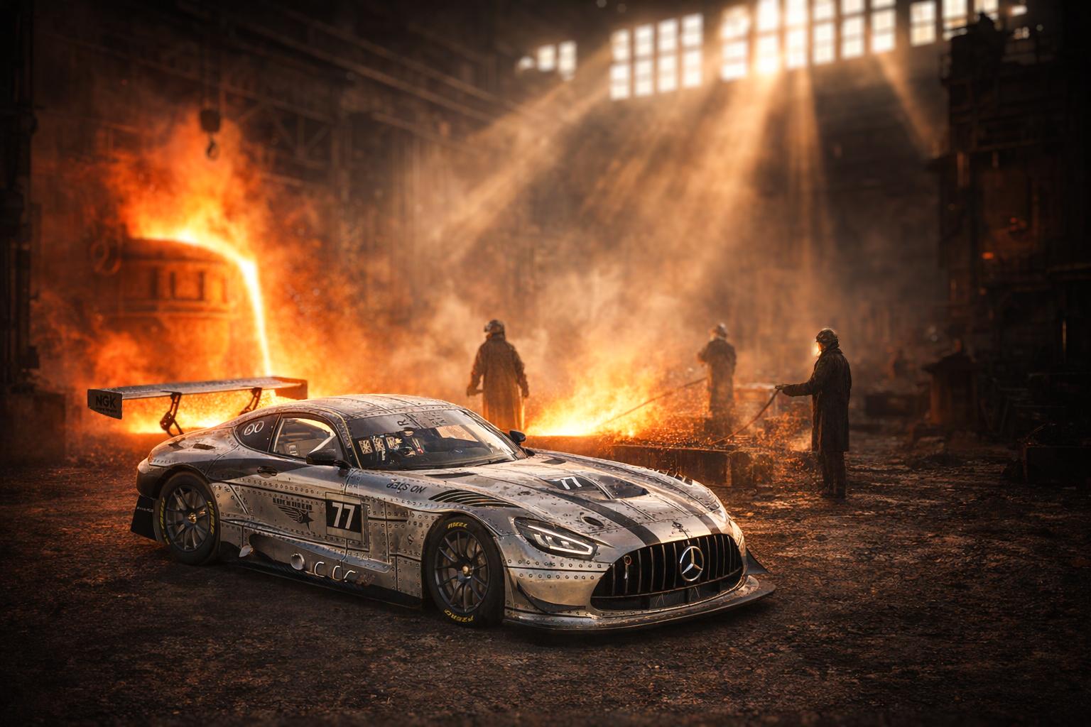 Preview of Aluminum Rivets AMG GT3 2020 by Mike Riedner