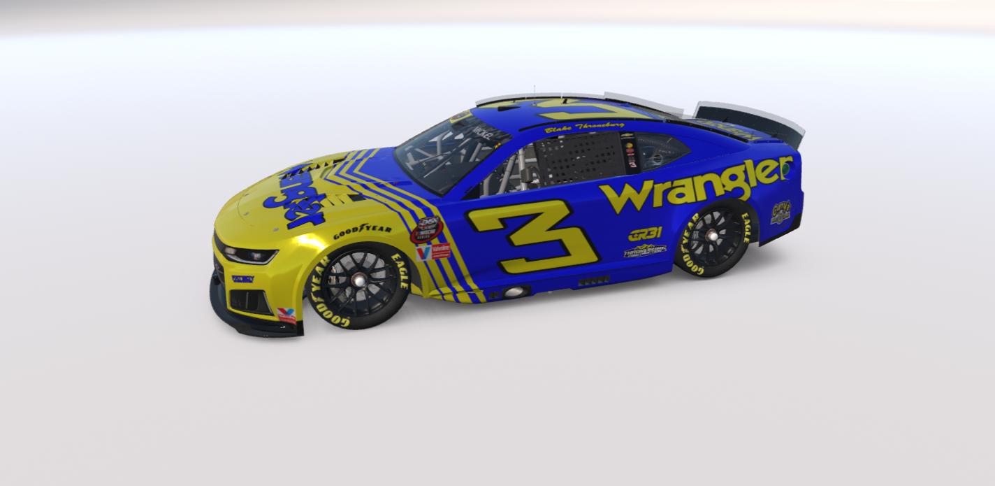 Preview of 2026 Blake Earnhardt Throwback Next Gen Chevy by Brant Mickel