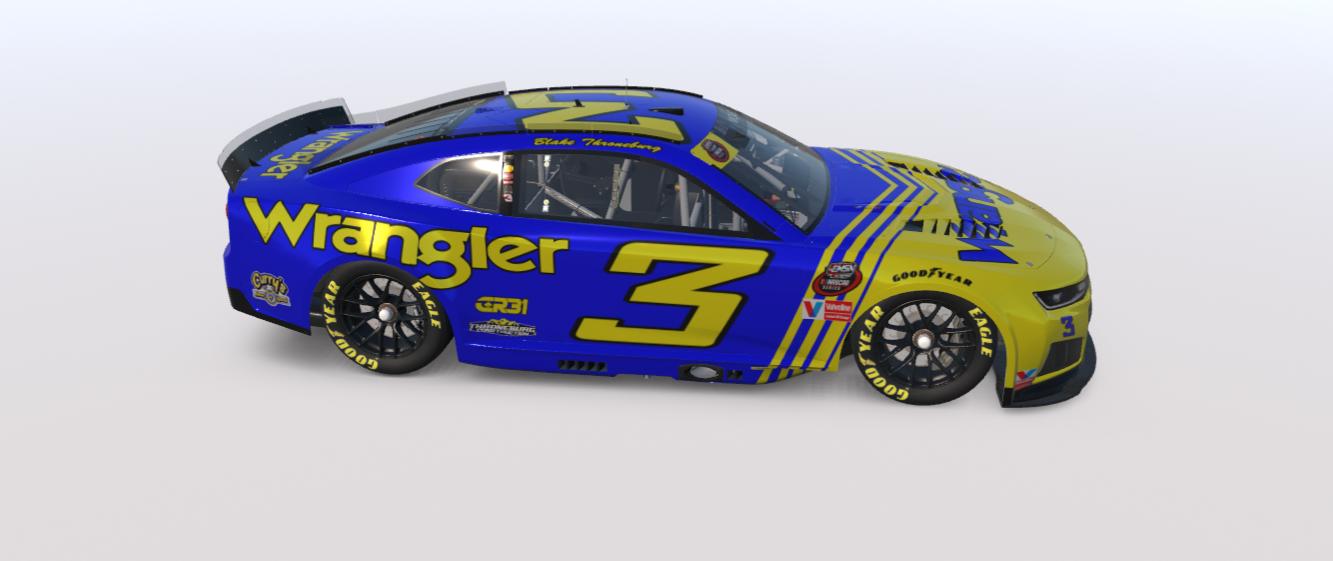 Preview of 2026 Blake Earnhardt Throwback Next Gen Chevy by Brant Mickel