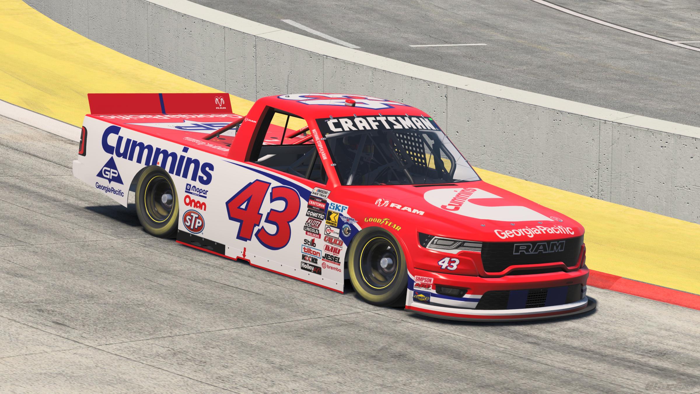 Preview of 1996 Rich Bickle #43 Cummins Petty Enterprises RAM - Custom # by Landon Rock