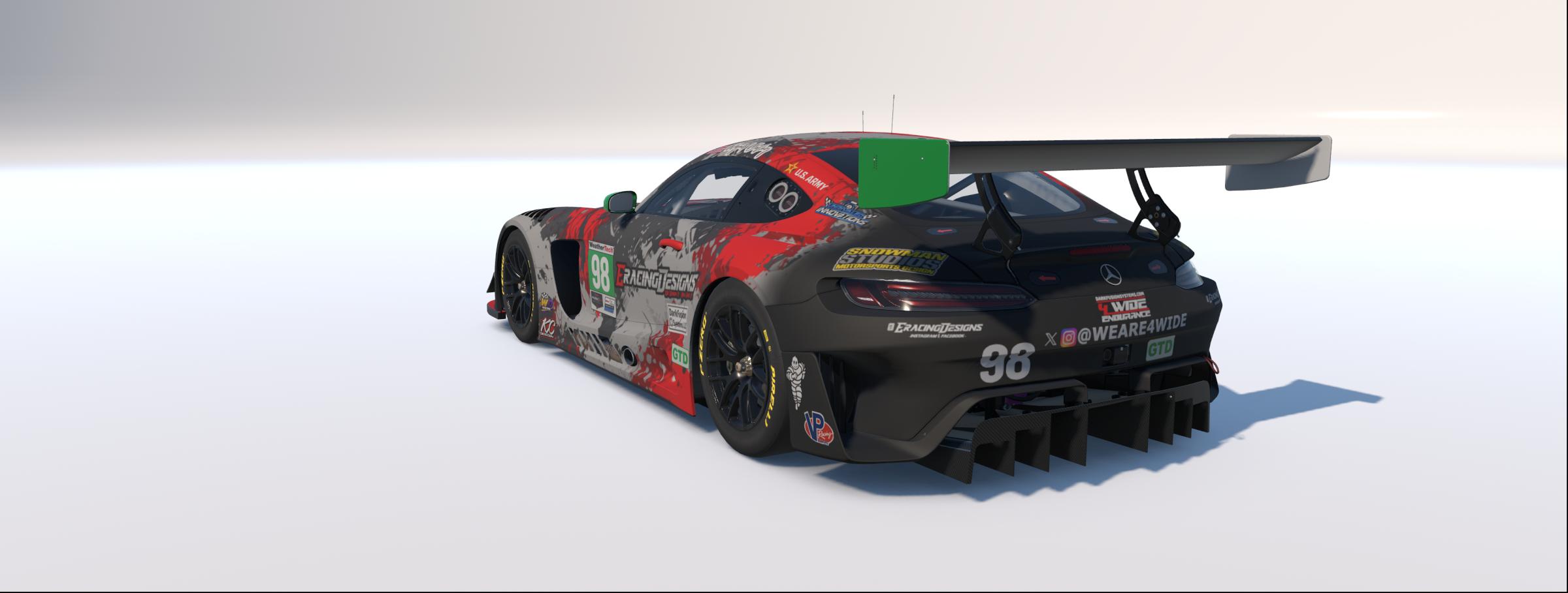 Preview of 2026 Wyatt Duling E Racing Designs Mercedes AMG GT3 W/ Spec Map by Rob Evans