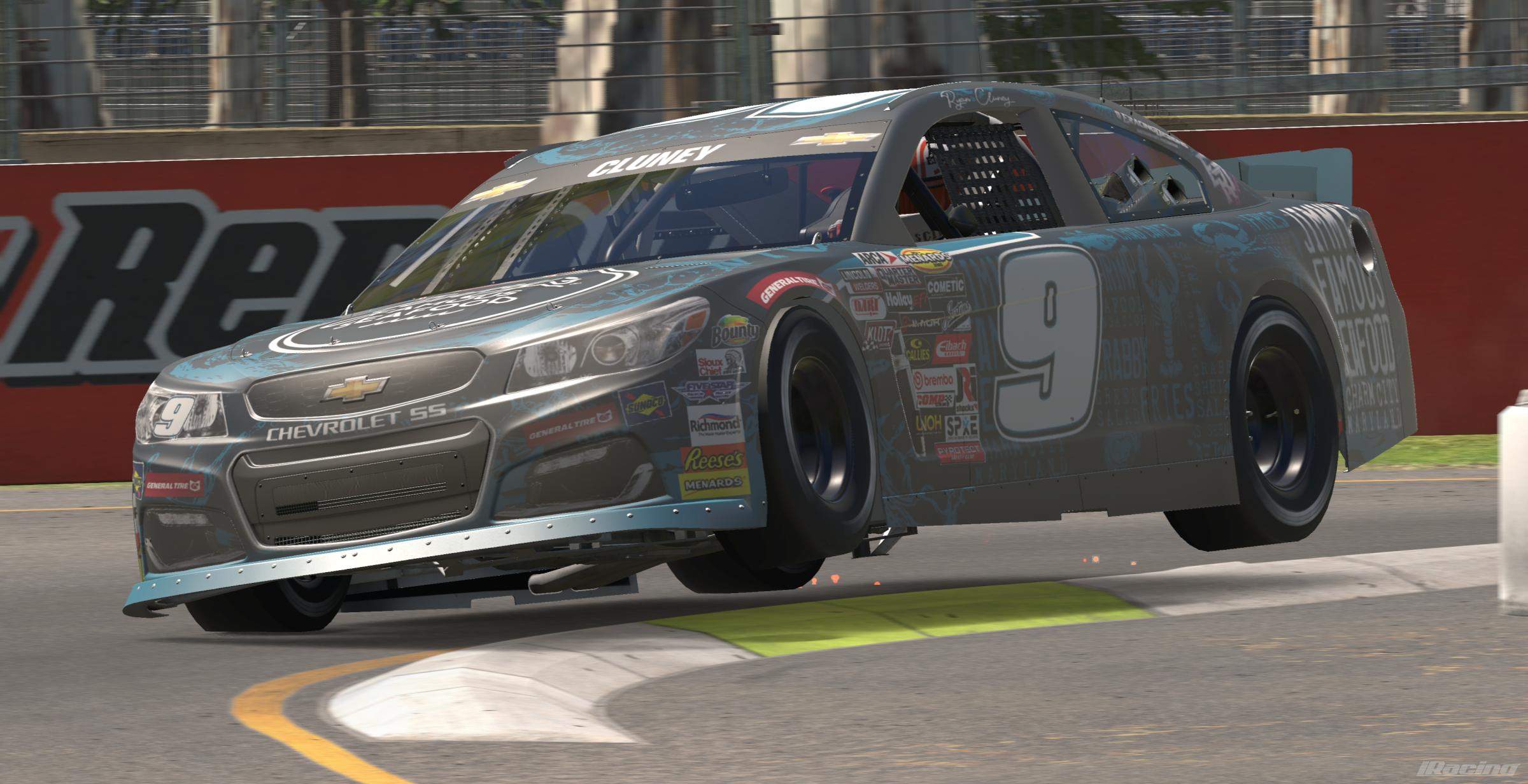 Preview of 2026 #9 Ryan Cluney Jimmys Famous Seafood ARCA Chevrolet SS W/ Spec Map by Rob Evans