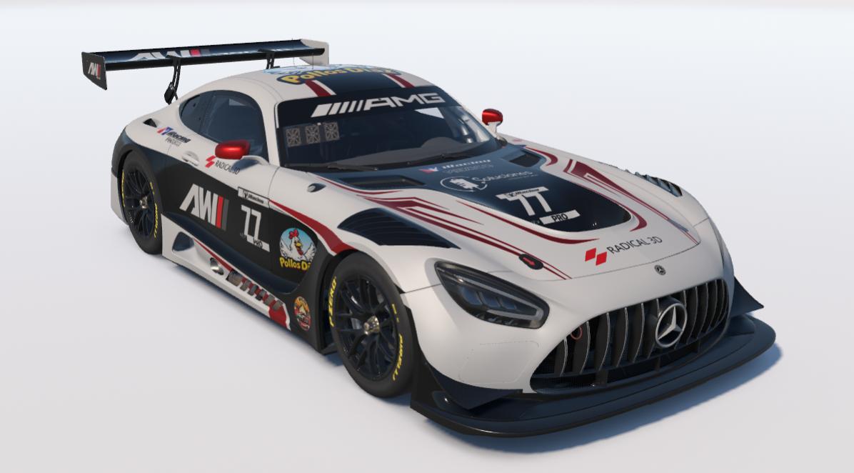 Preview of Mercedes-AMG GT3 White V2 by Awelo Vel&aacute;zquez