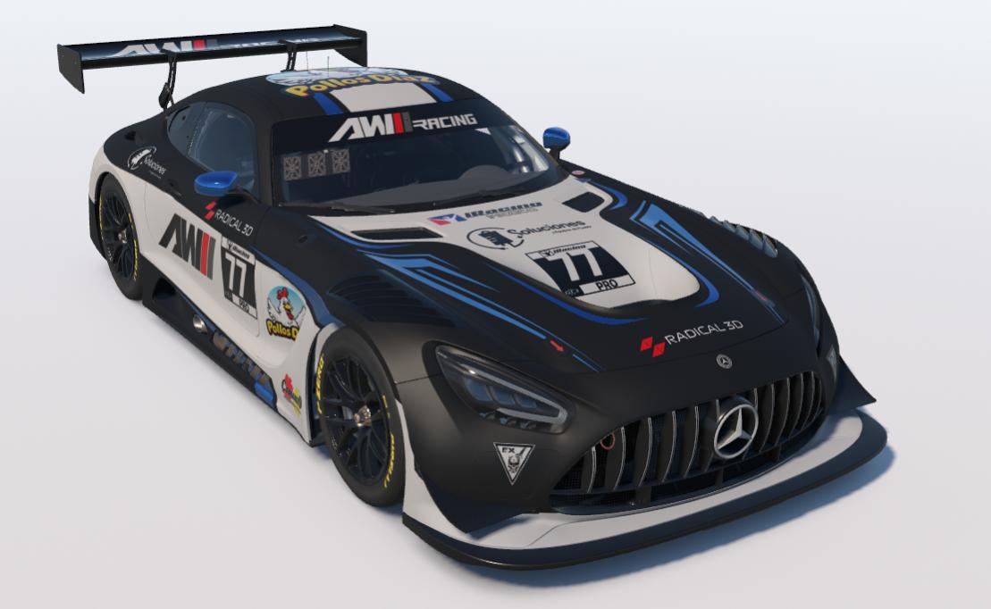 Preview of Mercedes-AMG GT3 Blue by Awelo Vel&aacute;zquez
