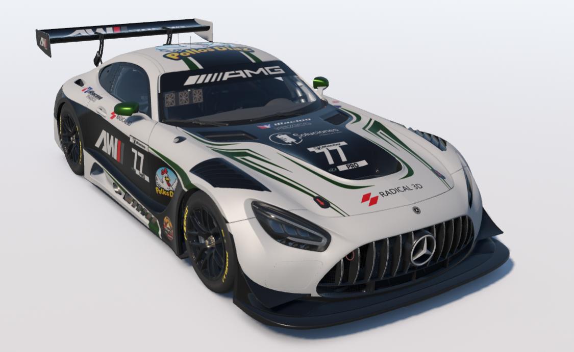 Preview of Mercedes-AMG GT3 Green by Awelo Vel&aacute;zquez