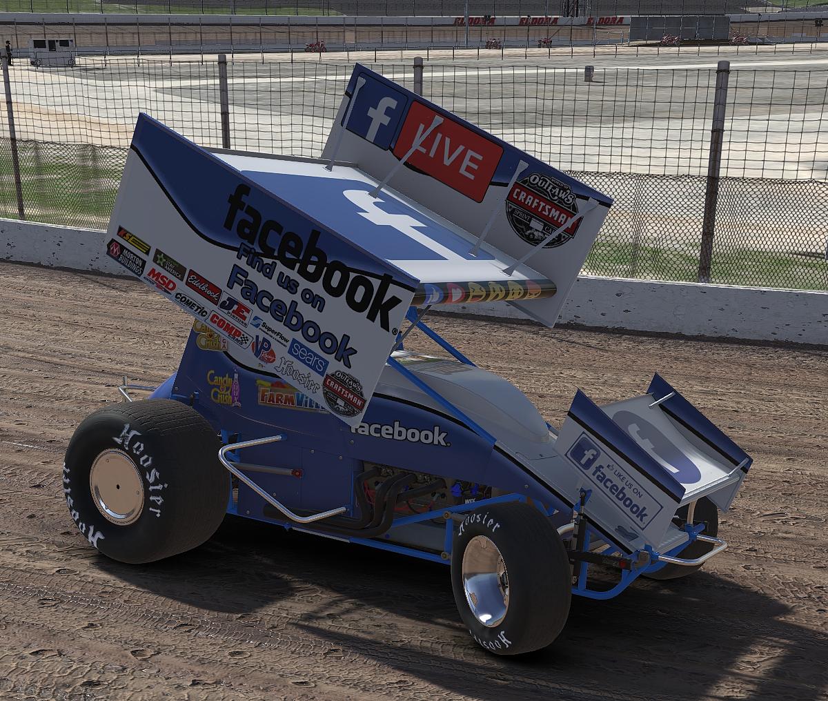 Facebook. Racing car facebook by Ted E. - Trading Paints