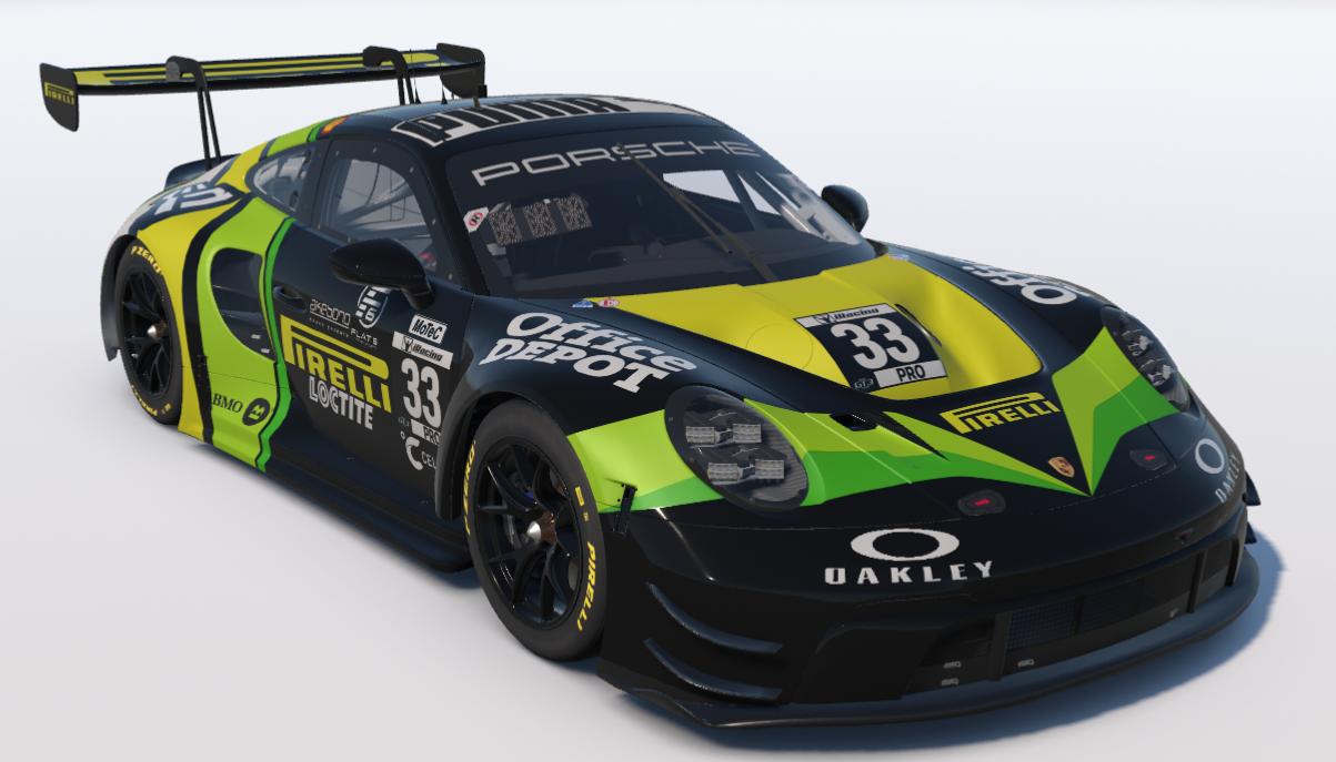Preview of Pirelli/Office Depot/New Era Porsche 911 GT3 R (992) by Ronald Lawson2
