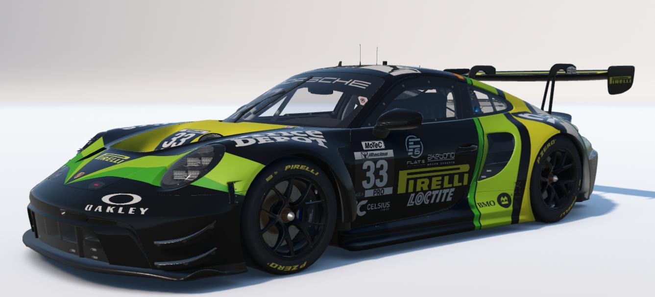 Preview of Pirelli/Office Depot/New Era Porsche 911 GT3 R (992) by Ronald Lawson2