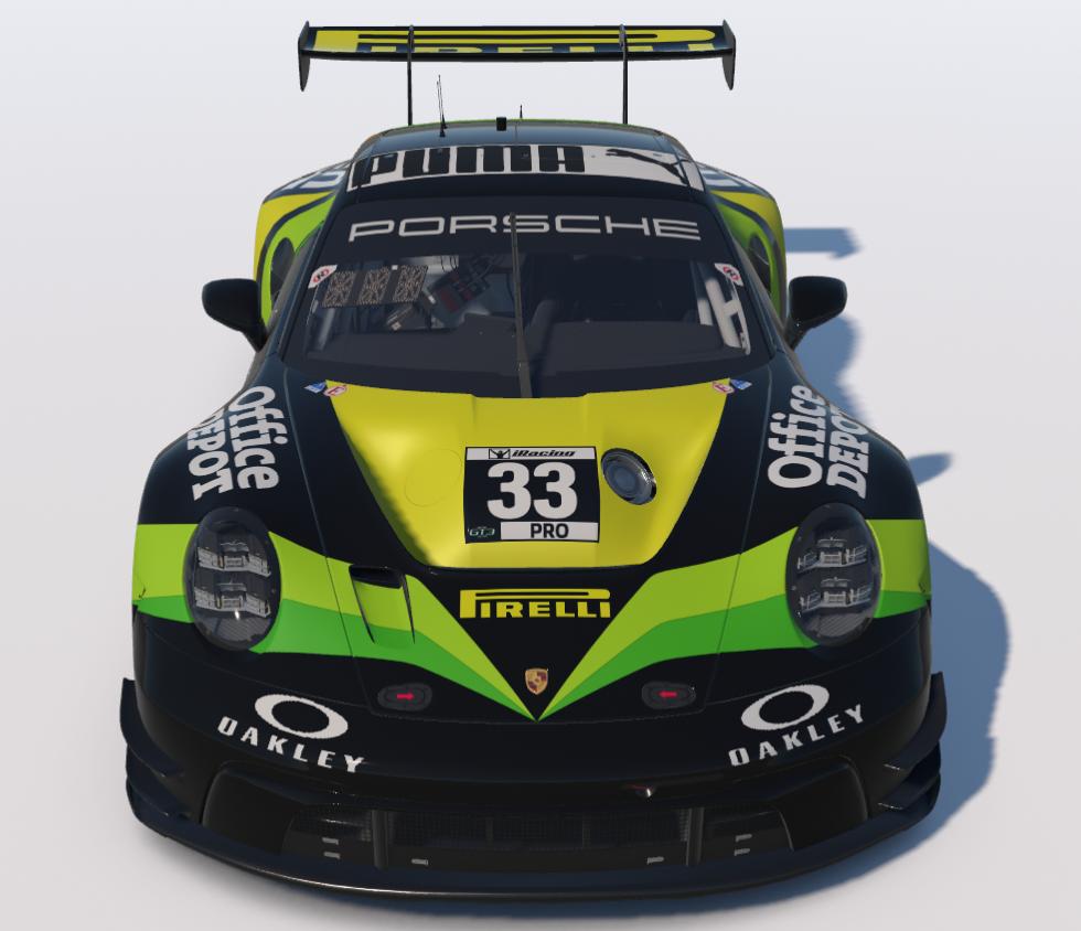 Preview of Pirelli/Office Depot/New Era Porsche 911 GT3 R (992) by Ronald Lawson2