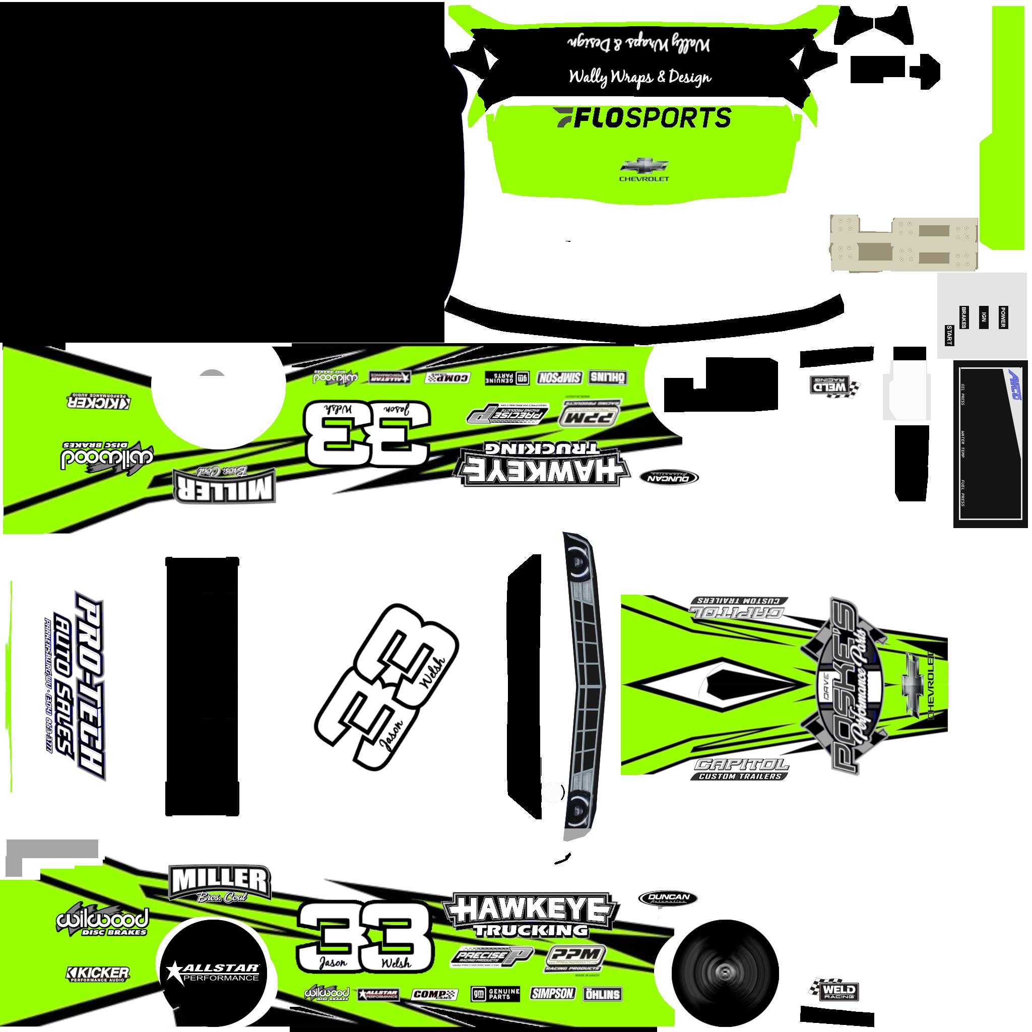 Preview of Dirt Street Stock white black green by Jason Welsh
