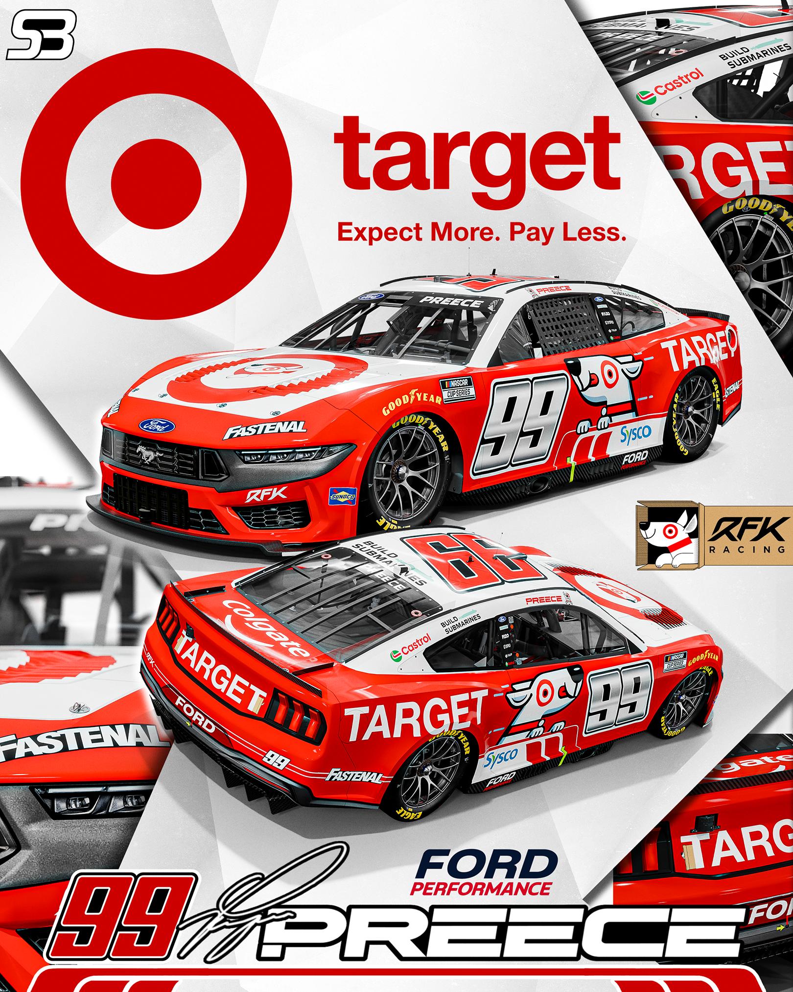 Preview of RFK Bullseye Target Car by Bradley I.