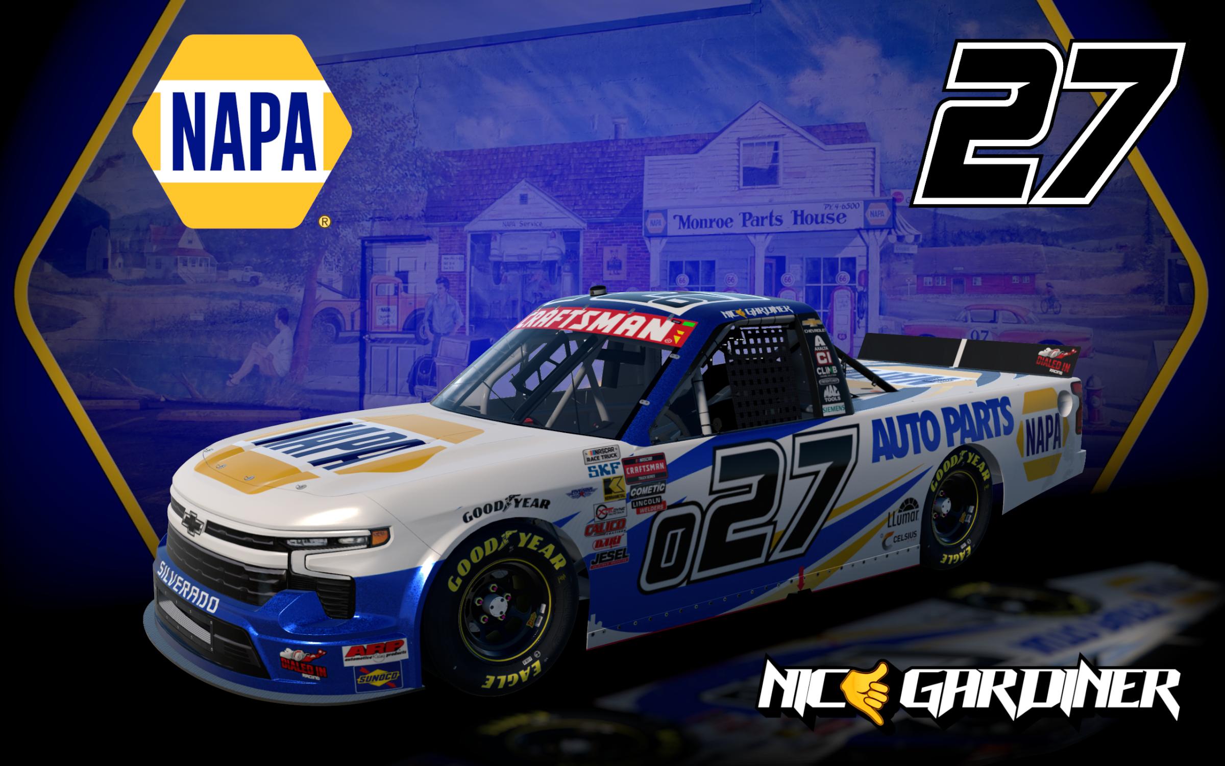 Preview of Nick Gardiner 2026 NAPA Silverado (Fictional) by Nathaniel O.