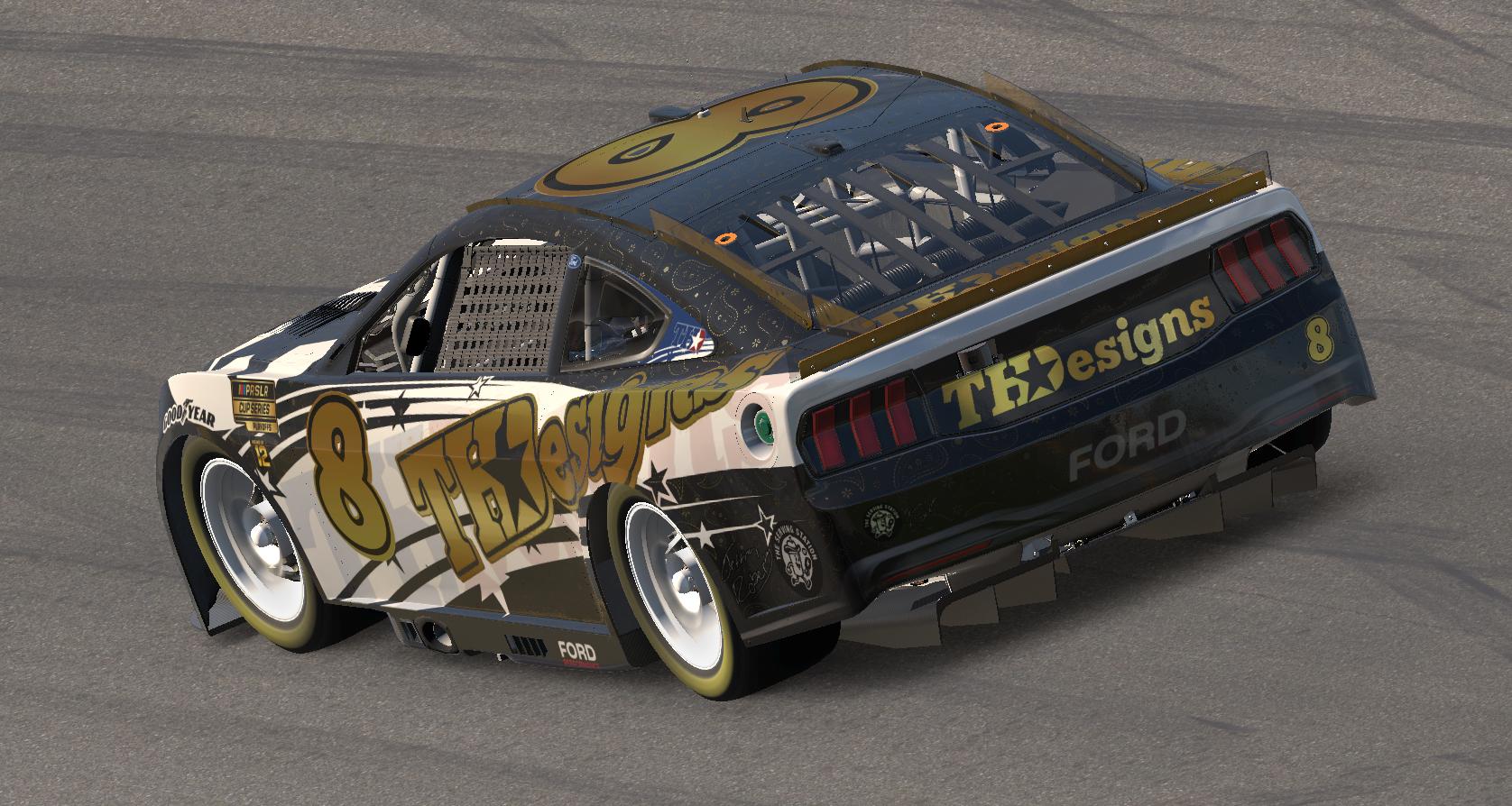 Preview of 2026- #8 - Teejay Handley - THD / TH Designs PLAYOFF Black Gold - PRSL Next Gen Cup Series Pit Road Speed Limit by Teejay Handley